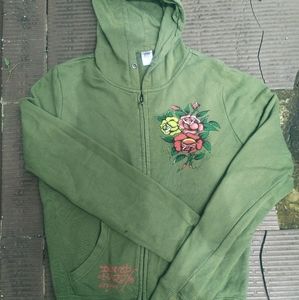 Hoodie Ed Hardy Flowers